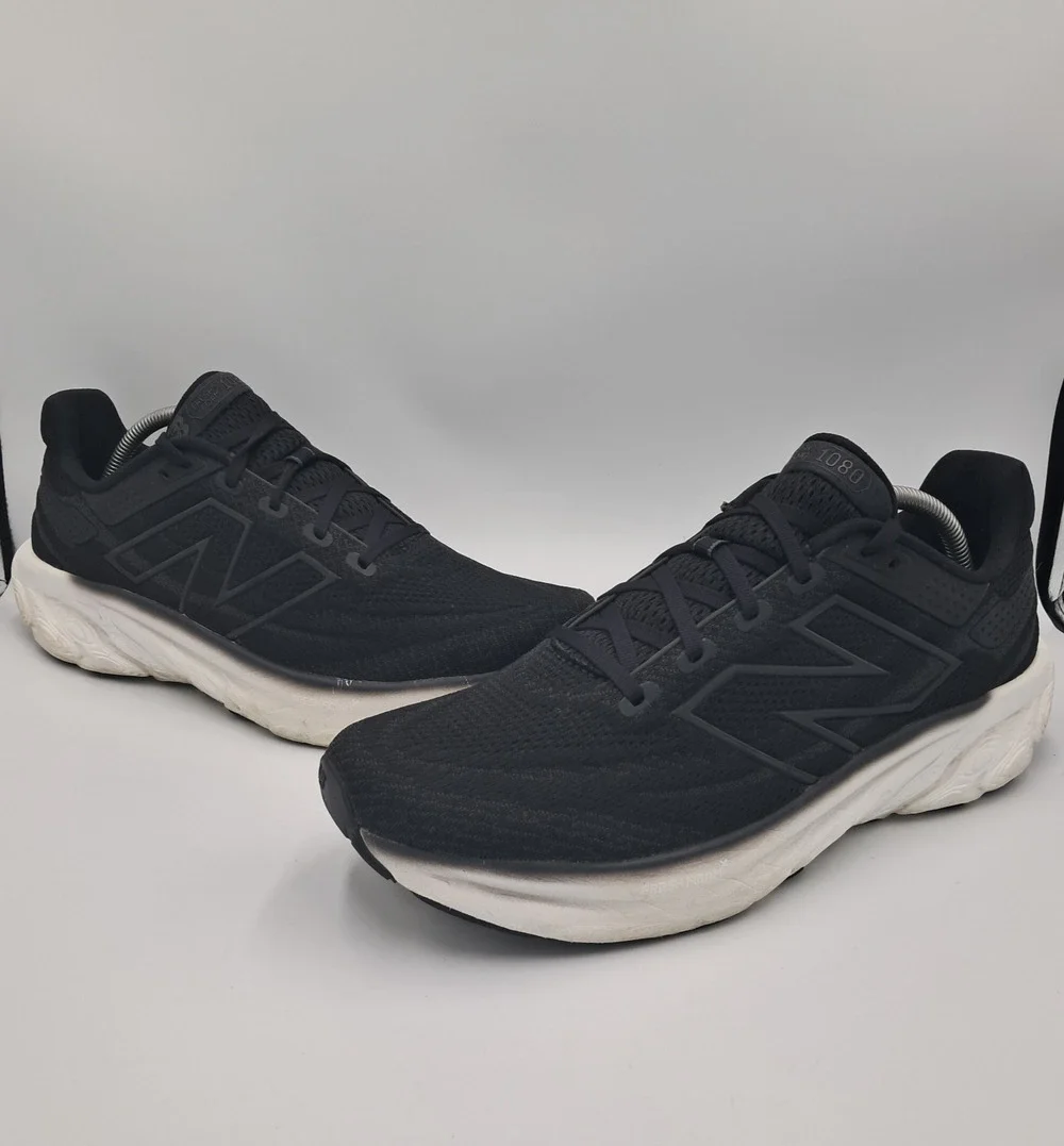 Size 11.5 - New Balance Fresh Foam X 1080 V13 Black White - M1080K13